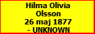 Hilma Olivia Olsson
