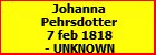 Johanna Pehrsdotter