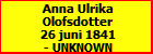 Anna Ulrika Olofsdotter