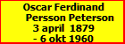 Oscar Ferdinand Persson Peterson