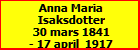 Anna Maria Isaksdotter