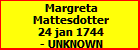 Margreta Mattesdotter