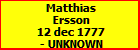 Matthias Ersson