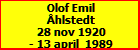 Olof Emil hlstedt