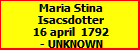 Maria Stina Isacsdotter