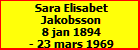 Sara Elisabet Jakobsson