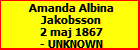 Amanda Albina Jakobsson