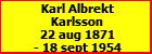 Karl Albrekt Karlsson