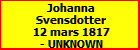 Johanna Svensdotter