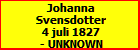 Johanna Svensdotter
