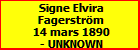 Signe Elvira Fagerstrm