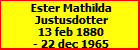 Ester Mathilda Justusdotter