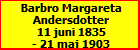 Barbro Margareta Andersdotter