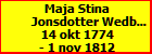 Maja Stina Jonsdotter Wedberg