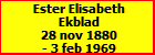 Ester Elisabeth Ekblad