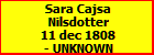 Sara Cajsa Nilsdotter