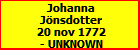 Johanna Jnsdotter