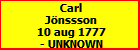 Carl Jnssson