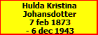 Hulda Kristina Johansdotter