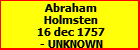 Abraham Holmsten