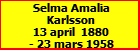 Selma Amalia Karlsson
