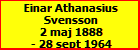 Einar Athanasius Svensson