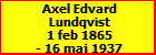 Axel Edvard Lundqvist