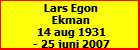 Lars Egon Ekman