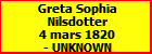 Greta Sophia Nilsdotter