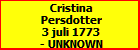 Cristina Persdotter