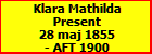 Klara Mathilda Present