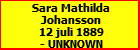 Sara Mathilda Johansson