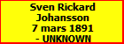 Sven Rickard Johansson