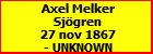 Axel Melker Sjgren