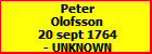 Peter Olofsson