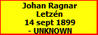 Johan Ragnar Letzn
