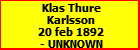 Klas Thure Karlsson