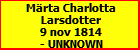 Mrta Charlotta Larsdotter