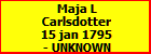 Maja L Carlsdotter