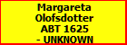 Margareta Olofsdotter
