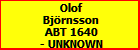 Olof Bjrnsson