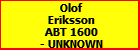 Olof Eriksson