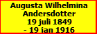Augusta Wilhelmina Andersdotter