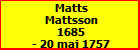 Matts Mattsson