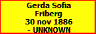 Gerda Sofia Friberg
