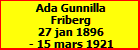 Ada Gunnilla Friberg