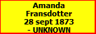 Amanda Fransdotter