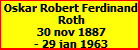 Oskar Robert Ferdinand Roth