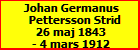 Johan Germanus Pettersson Strid