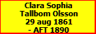 Clara Sophia Tallbom Olsson